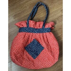 VTG Oversized Quilted Hobo "Lilly's Boutique Of Beverly Hills" Bag Purse